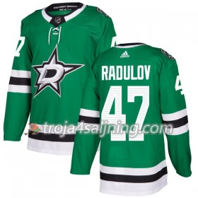Dallas Stars Jacket tröja Alexander Radulov 47 Adidas 2017-2018 Kelly Grön Authentic - NHL Tröjor Herr